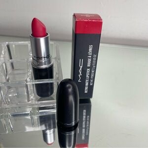 relentlessly red matte lipstick